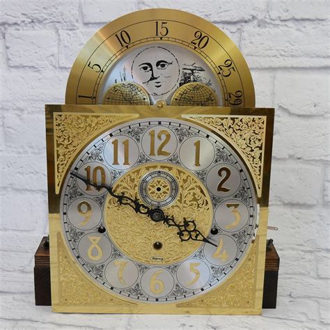 We have French and English longcase clocks on display, in oak and mahogany. . Antique grandfather clock movements for sale